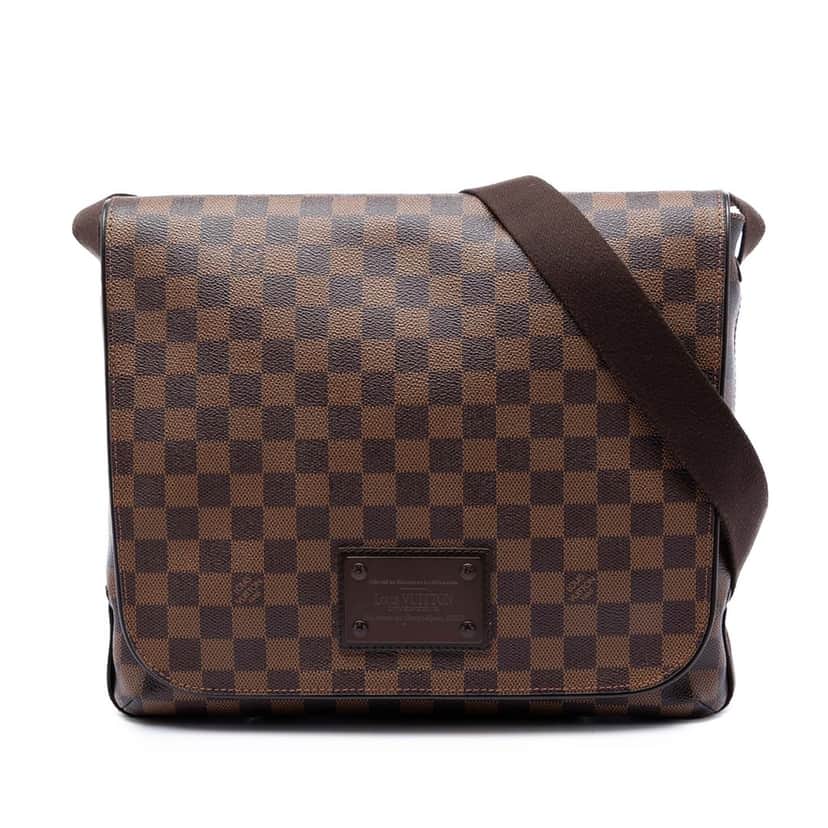 Louis Vuitton Damier Ebene Brooklyn MM Brown Very good condition - Front View