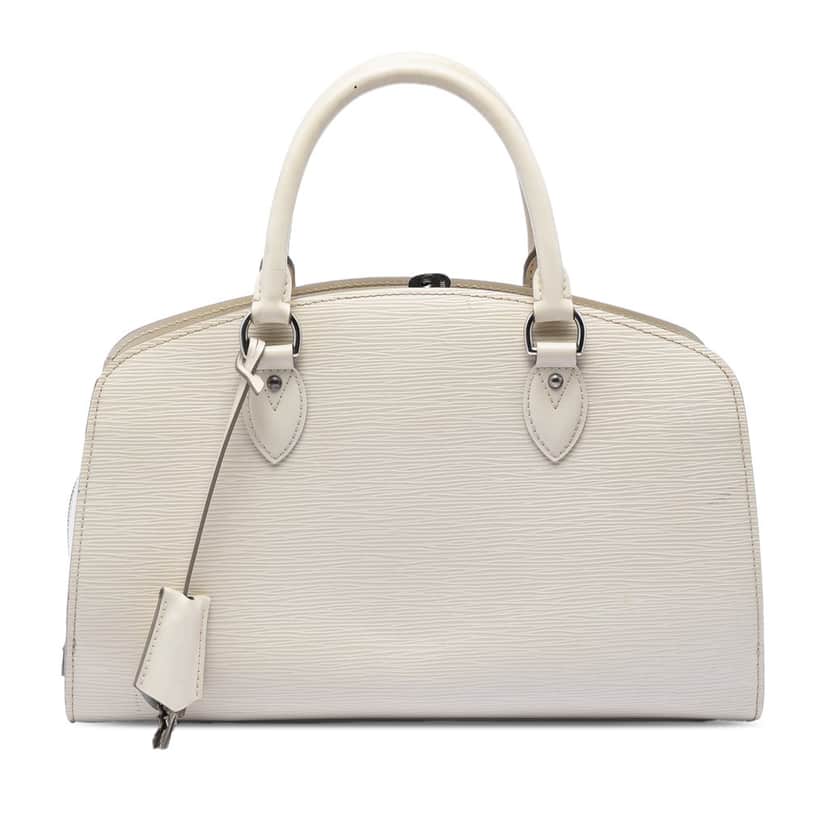 Louis Vuitton Epi Pont Neuf PM White Leather Very good condition - Front View