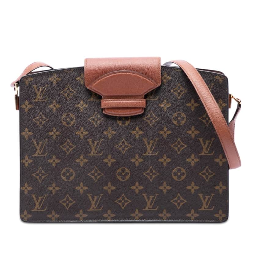 Louis Vuitton Monogram Courcelles Brown Very good condition - Front View