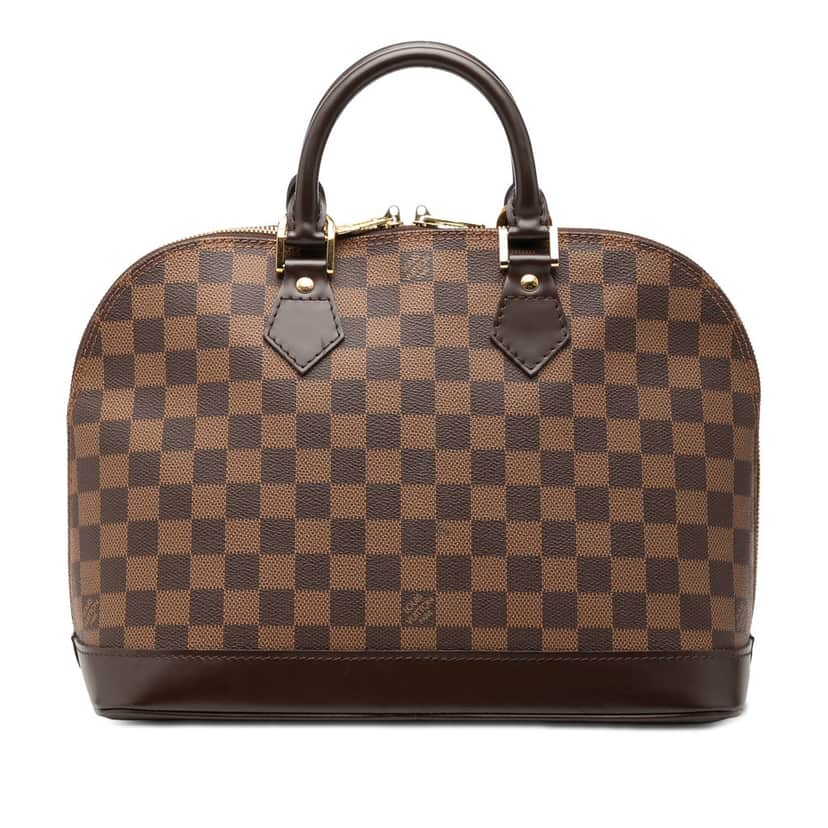 Louis Vuitton Damier Ebene Alma PM Brown Very good condition - Front View