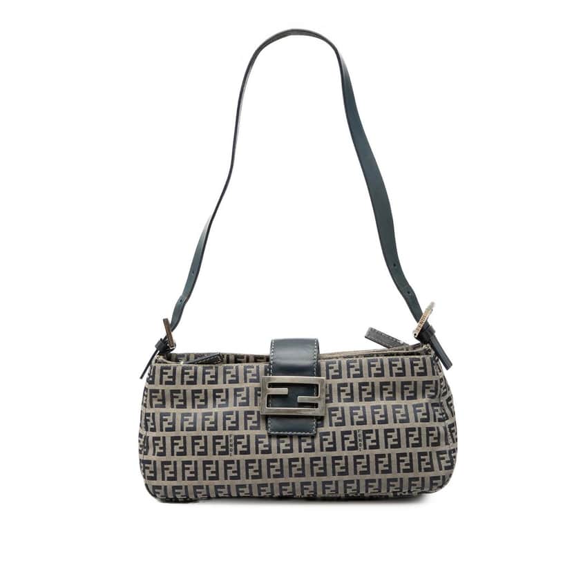 Fendi Zucchino Canvas Shoulder Bag Other Good condition - Front View