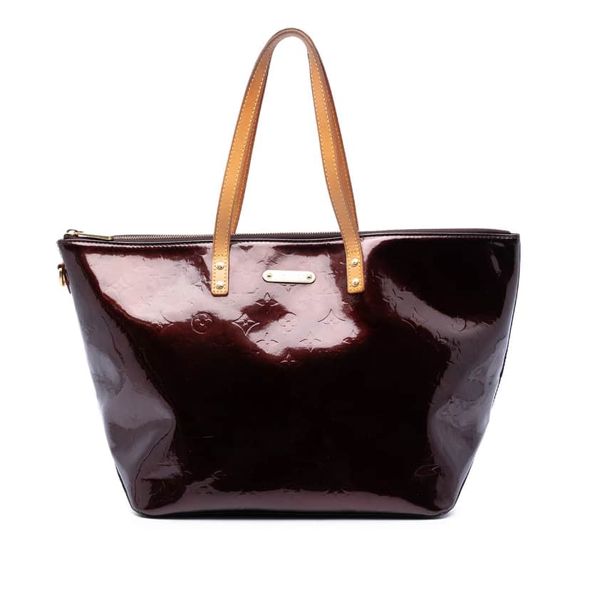 Louis Vuitton Monogram Vernis Bellevue GM Purple Leather Very good condition - Front View