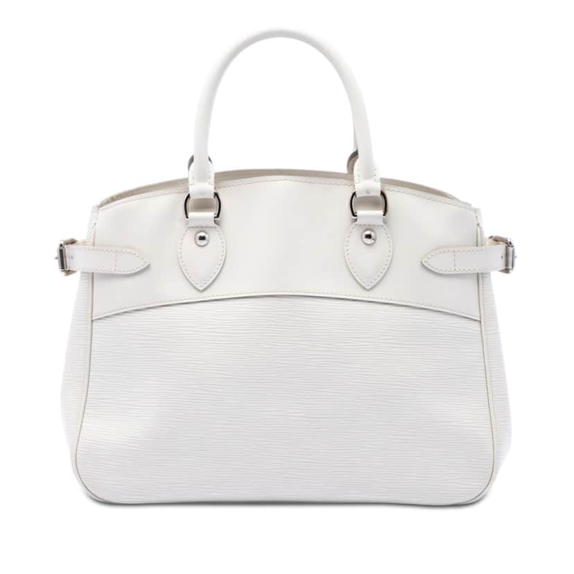 Louis Vuitton Epi Passy PM White Leather Very good condition - Front View