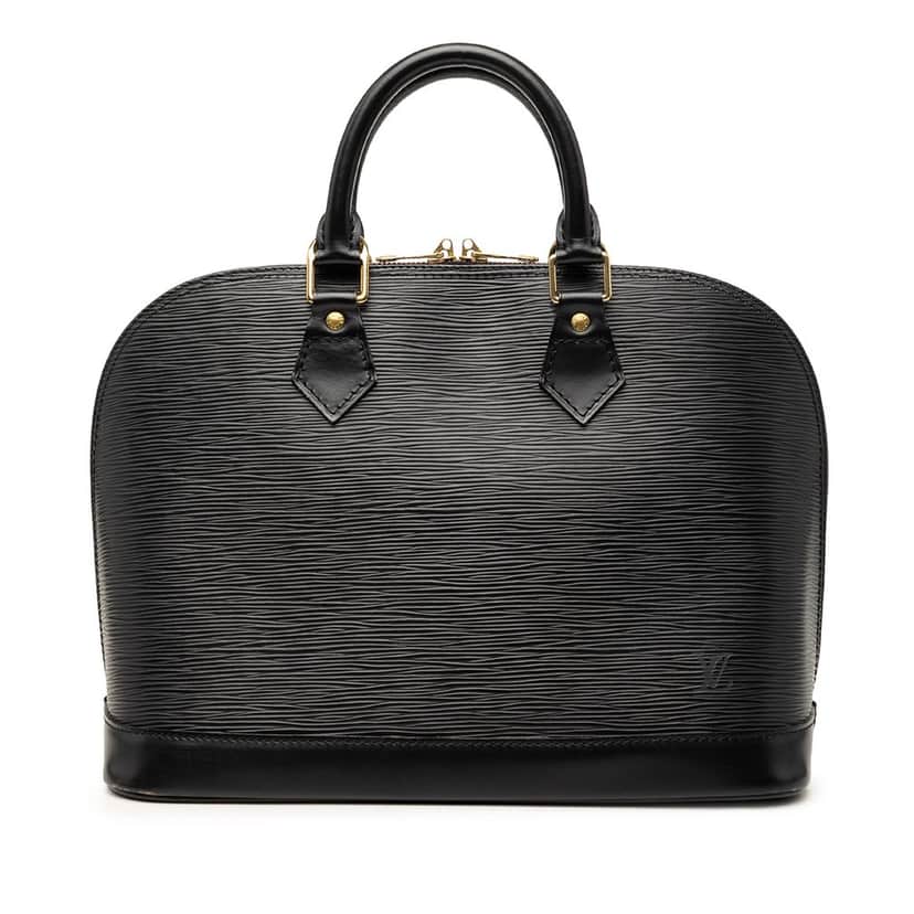 Louis Vuitton Epi Alma PM Black Leather Very good condition - Front View