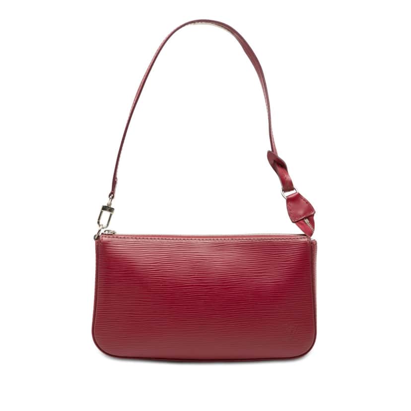 Louis Vuitton Epi Pochette Accessoires Red Leather Good condition - Front View