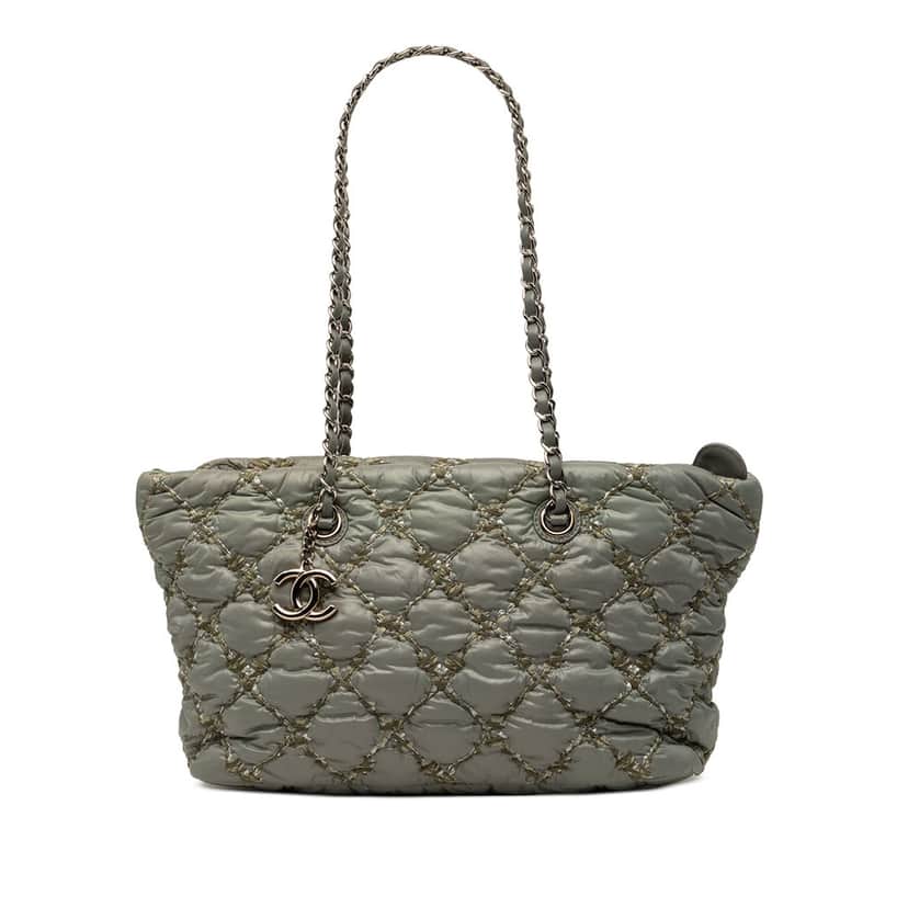 Chanel Paris Byzance Nylon Tweed On Stitch Tote Other Very good condition - Front View