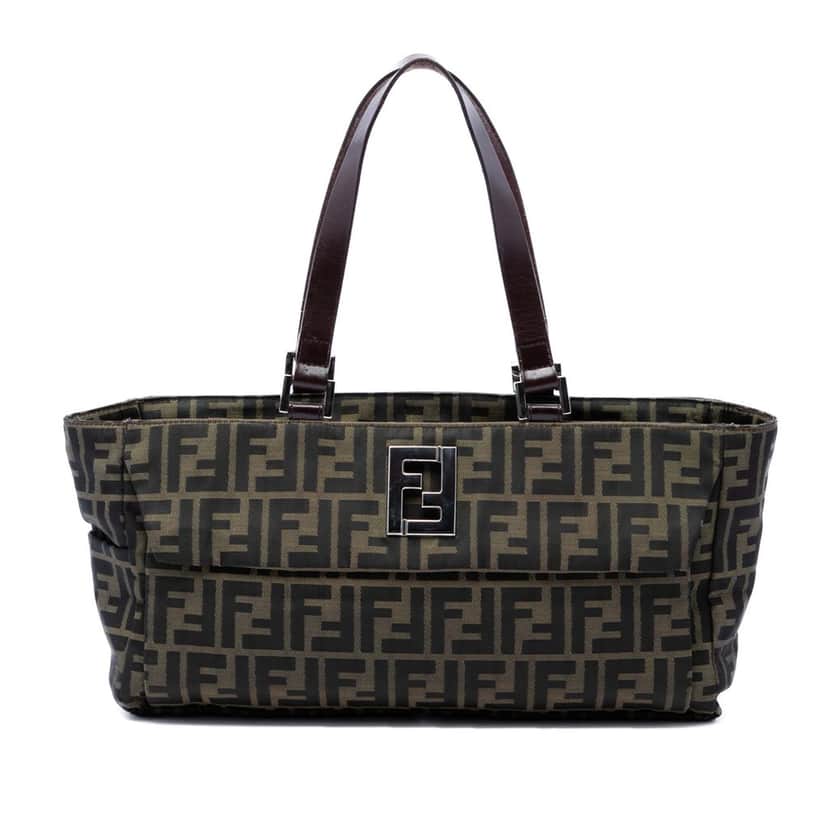 Fendi Zucca Canvas Tote Brown Very good condition - Front View