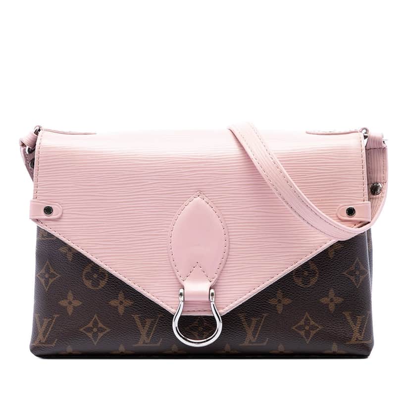 Louis Vuitton Monogram Epi Saint Michel Brown Very good condition - Front View