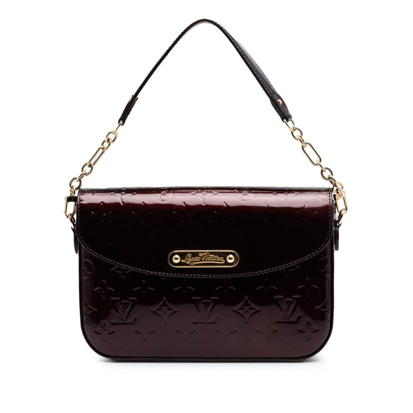Louis Vuitton Monogram Vernis Rodeo Drive Purple Leather Very good condition - Front View