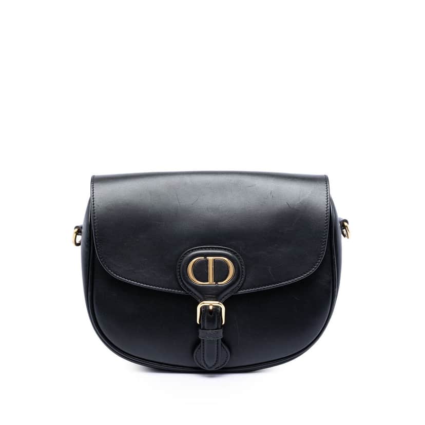 Dior Medium Leather Bobby Crossbody Black Leather Good condition - Front View