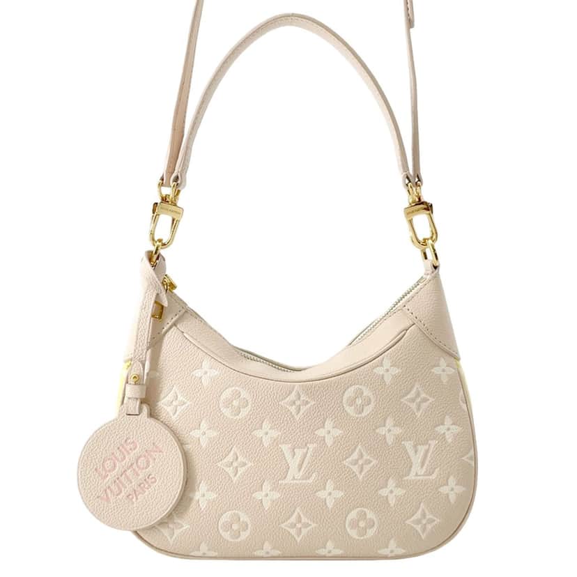 Louis Vuitton Tricolor Monogram Empreinte Bagatelle Beige Leather Very good condition - Front View