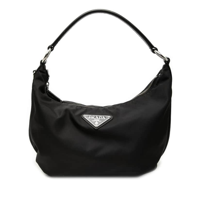 Prada Tessuto Hobo Black Good condition - Front View