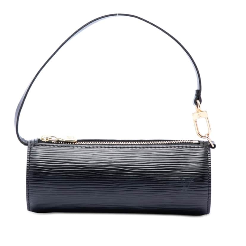 Louis Vuitton Epi Pochette Papillon Black Leather Very good condition - Front View