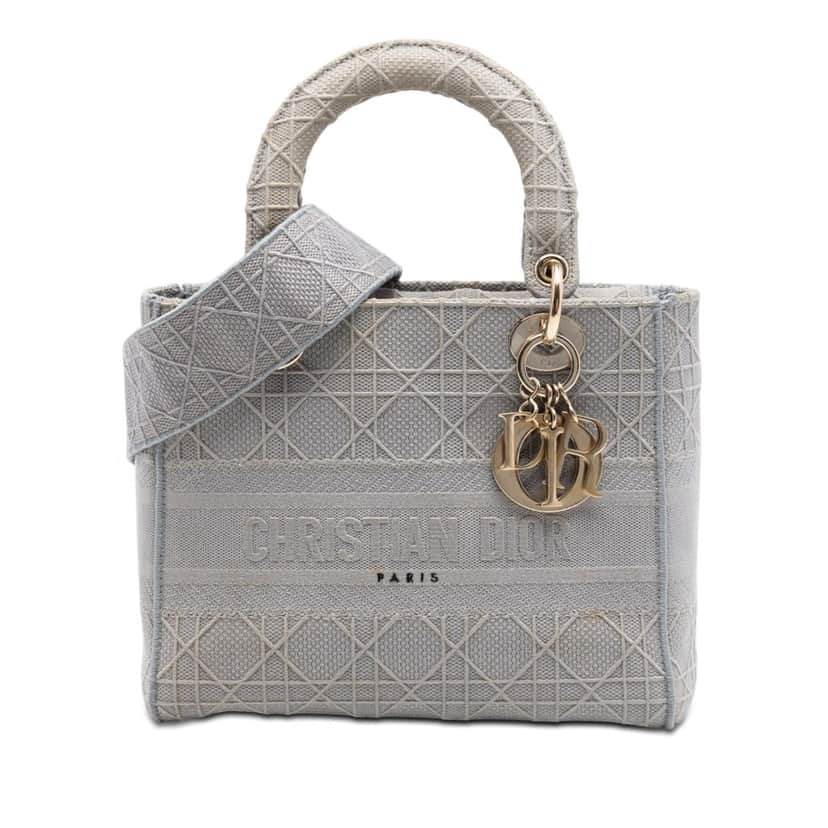 Dior Medium Canvas Cannage Lady D Lite Other Very good condition - Front View