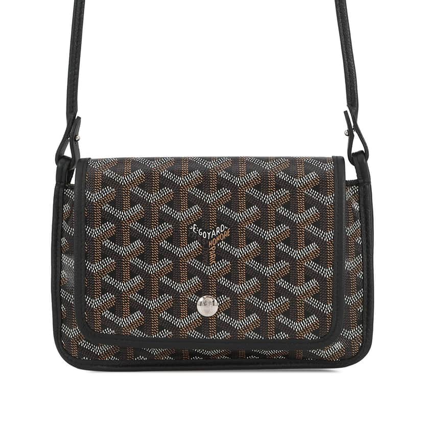 Goyard Goyardine Plumet Pocket Wallet Black Very good condition - Front View