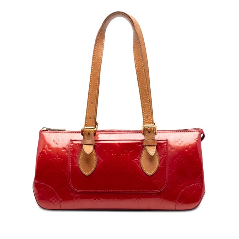 Louis Vuitton Monogram Vernis Rosewood Avenue Red Leather Very good condition - Front View