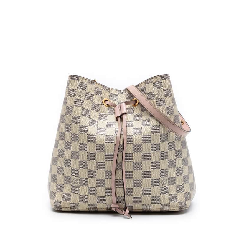 Louis Vuitton Damier Azur Neonoe MM White Good condition - Front View