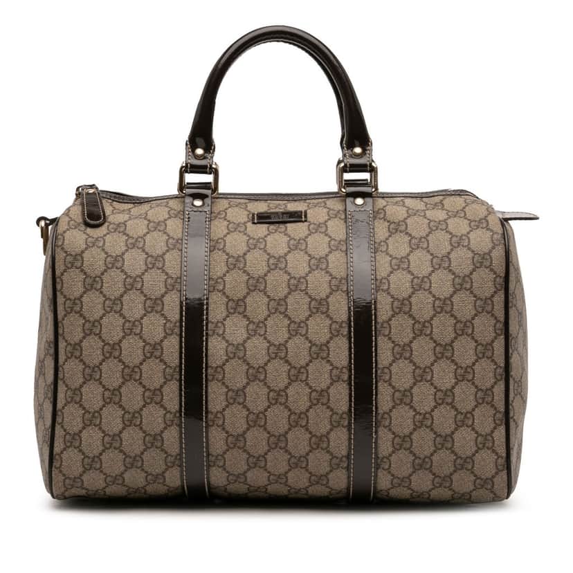 Gucci Medium GG Supreme Joy Boston Bag Beige Good condition - Front View