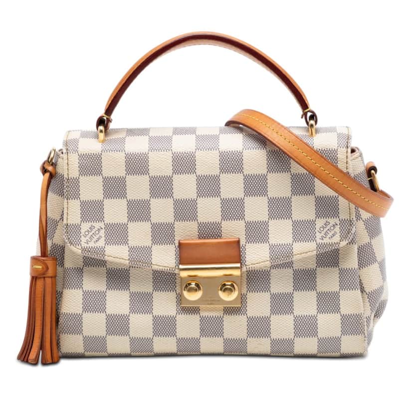 Louis Vuitton Damier Azur Croisette White Very good condition - Front View