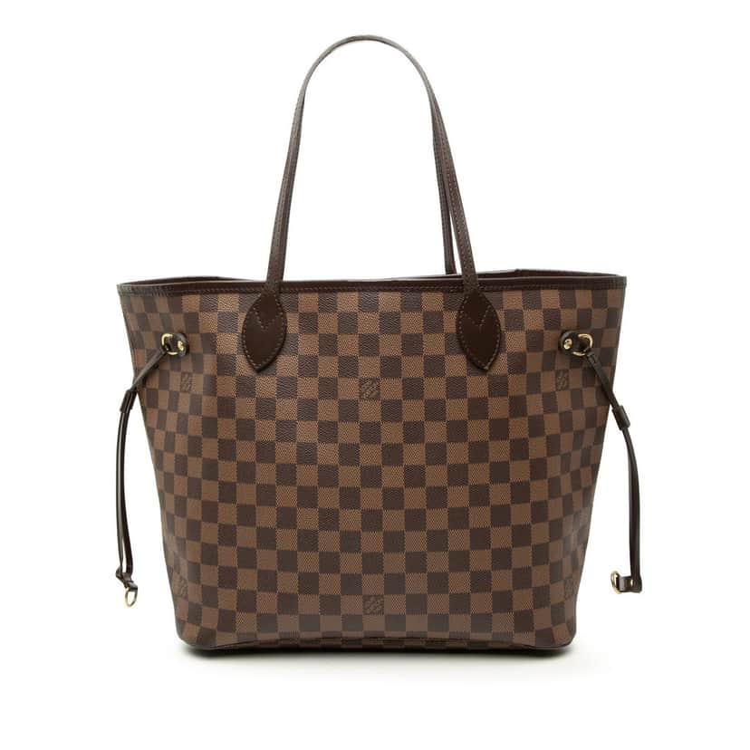 Louis Vuitton Damier Ebene Neverfull MM Brown Good condition - Front View