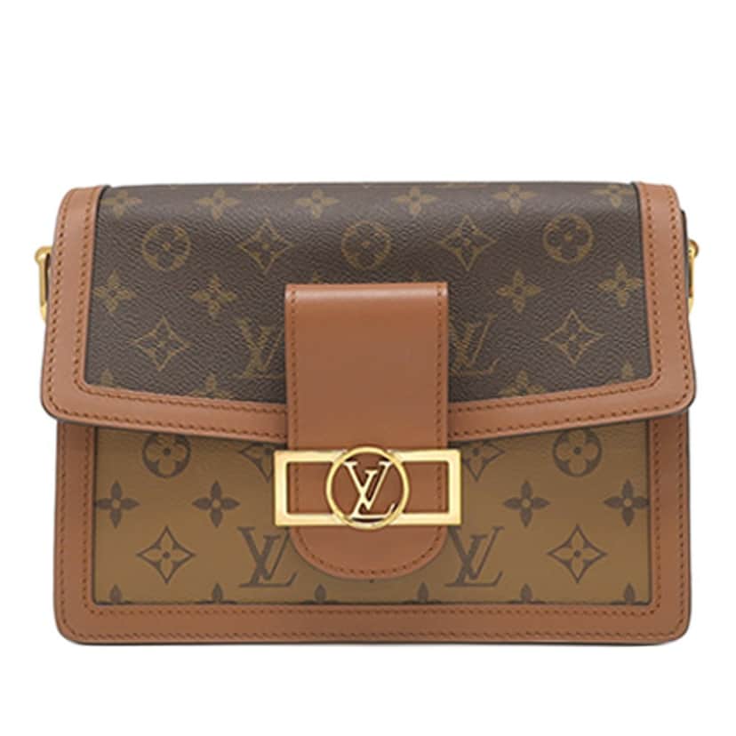 Louis Vuitton Monogram Reverse Dauphine MM Brown Very good condition - Front View