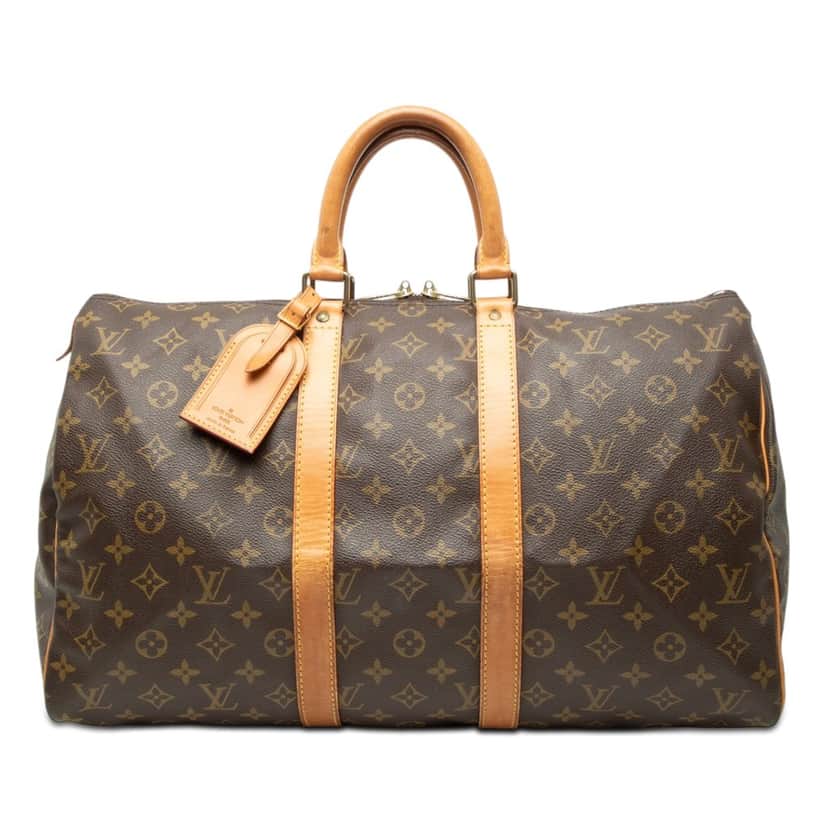 Louis Vuitton Monogram Keepall 45 Brown Very good condition - Front View