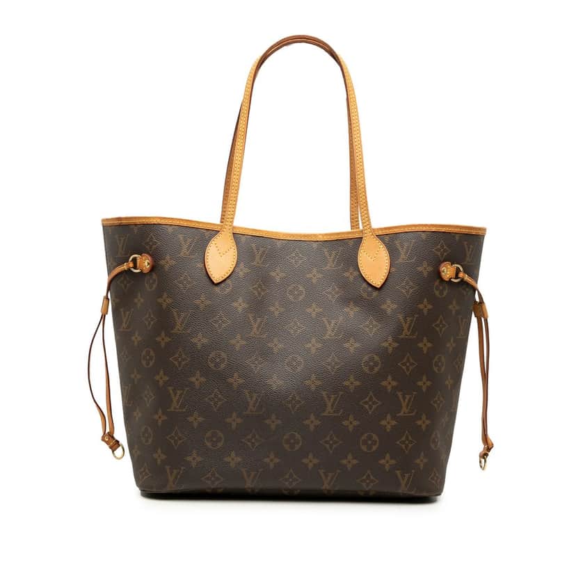 Louis Vuitton Monogram Neverfull MM Brown Good condition - Front View