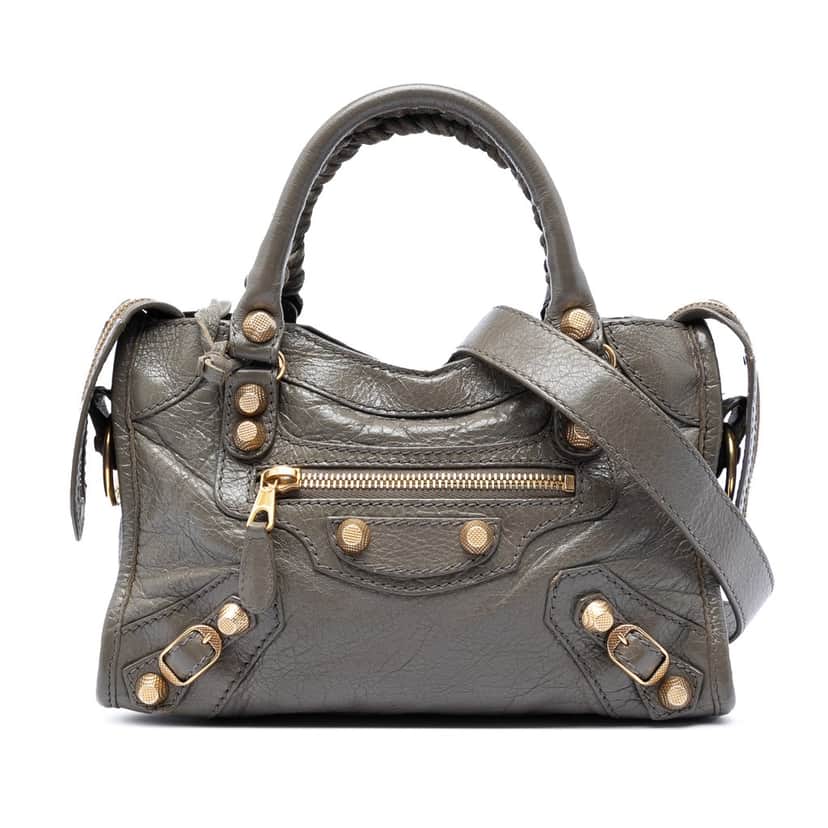 Balenciaga Mini Lambskin Motocross Giant 12 City Satchel Other Leather Good condition - Front View