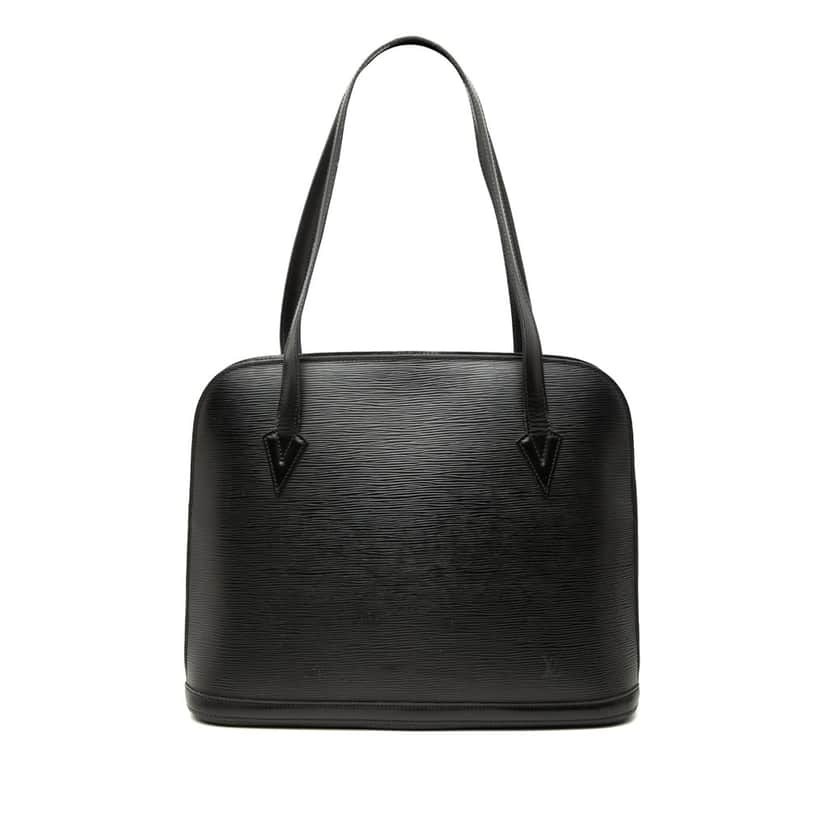 Louis Vuitton Epi Lussac Black Leather Very good condition - Front View
