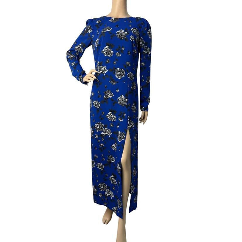 Valentino Red Valentino Floral Print Maxi Dress Sz.42 Pre-owned Red Good condition - Front View