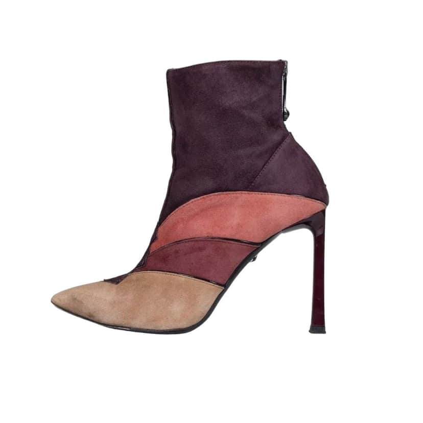 Roberto Cavalli Roberto Cavalli Just Cavalli Multi-Color Suede Ankle Boots EU 40 pre-owned Other Suede Good condition - Front View