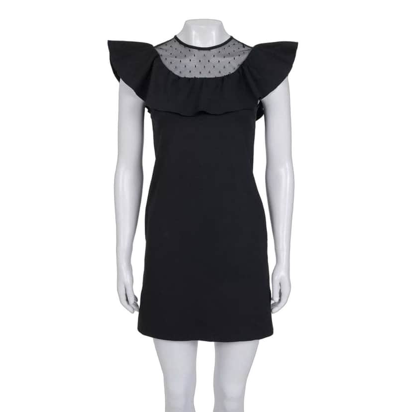 Valentino Red Valentino Black Fitted Dress Sz.XS pre-owned Black Good condition - Front View