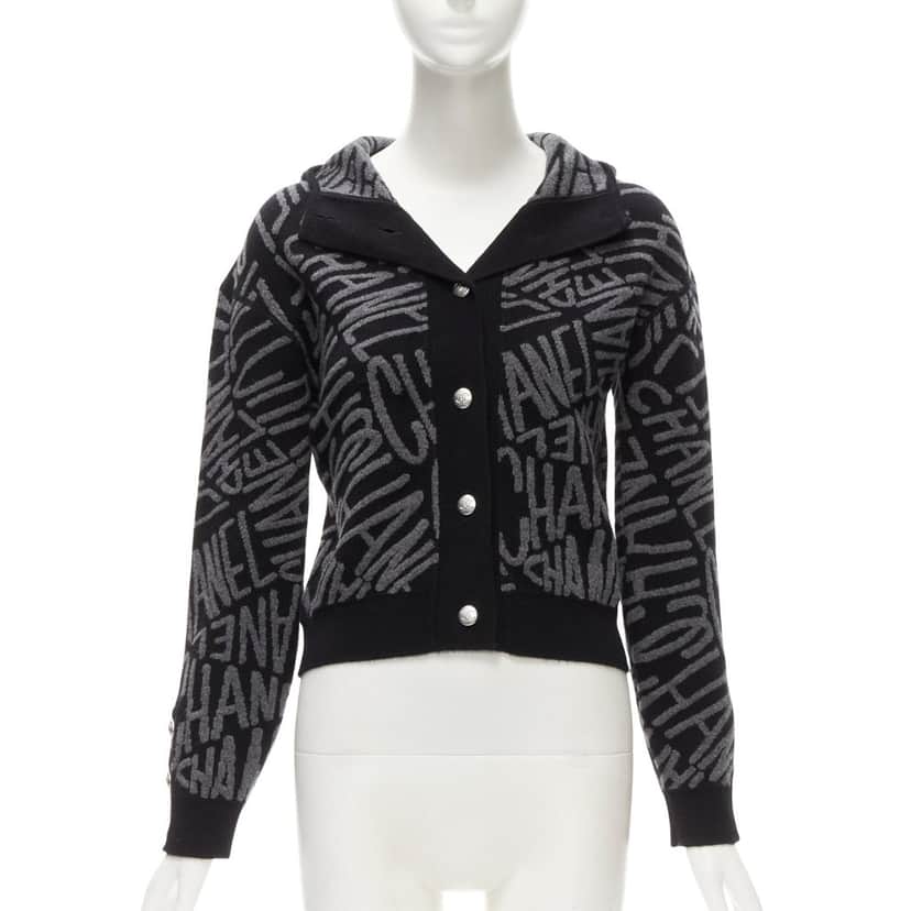 Chanel P70640K10206 Grey Cashmere Never worn - Front View