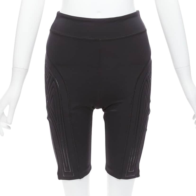 Fendi Biker Shorts Black Polyamide Fair condition - Front View