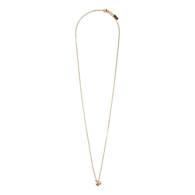 Saint Laurent Saint Laurent YSL Logo Long Opyum Twist Necklace Gold Gold Lace Never worn - Front View