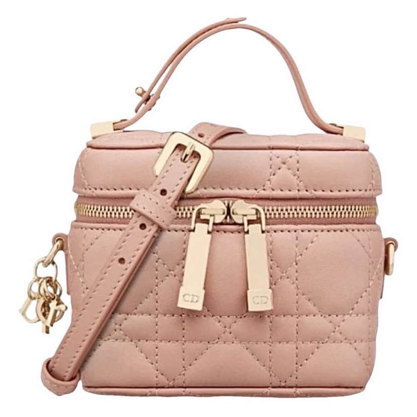 Dior Dior Vanity Lady Pink Leather Never worn, with tag - Front View