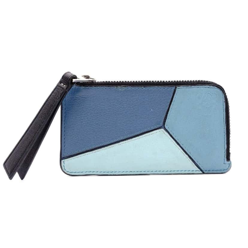 Loewe anagram coin case blue