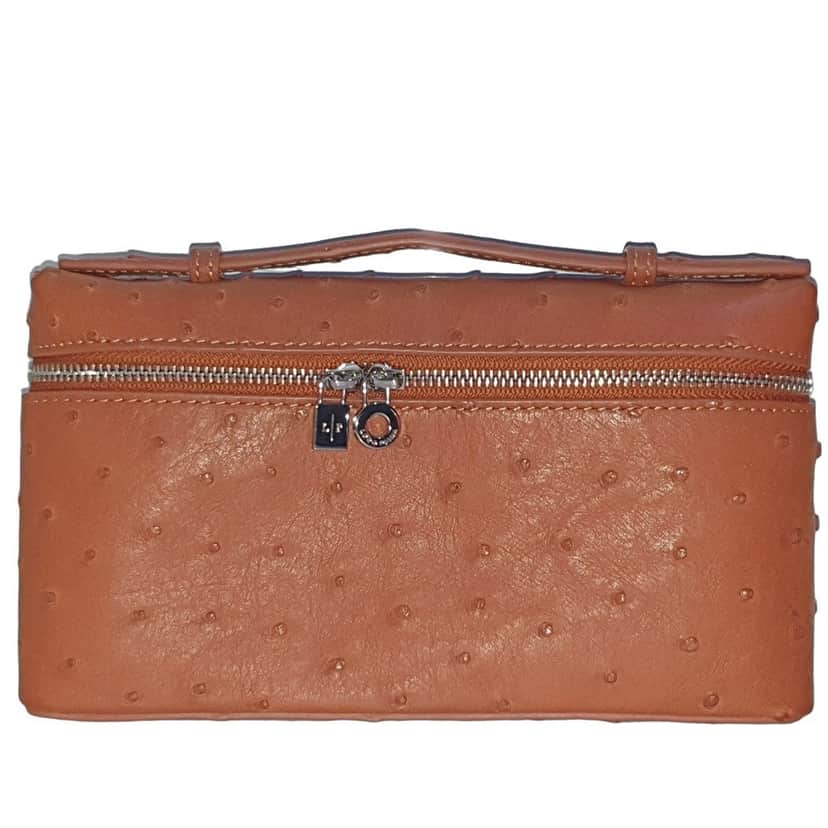 Loro Piana Extra pocket L19 Brown Leather Never worn - Front View