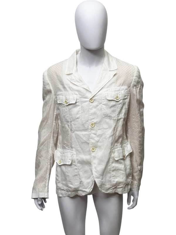 Junya Watanabe Multipocket White Jacket White Cotton Very good condition - Front View