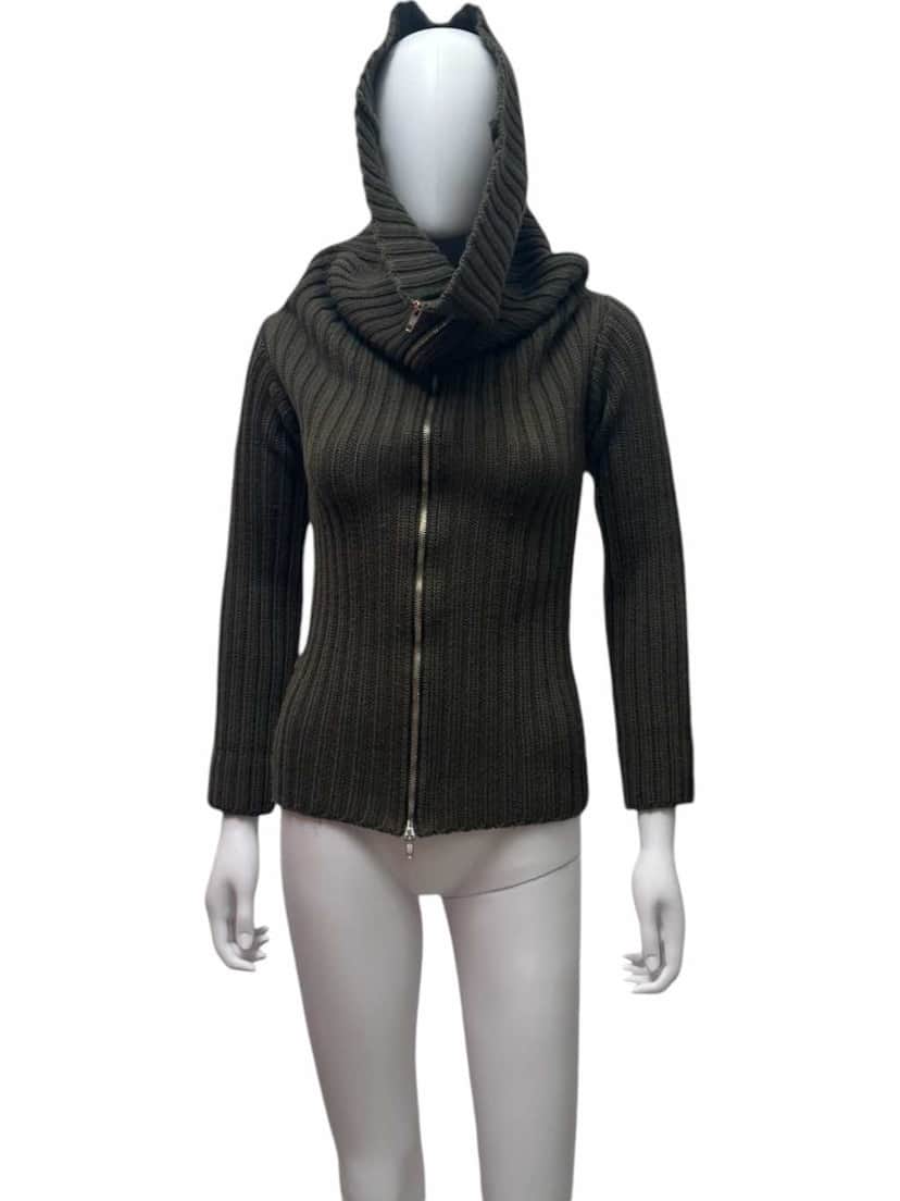 Maison Martin Margiela Green Cotton Turtleneck Green Cotton Very good condition - Front View