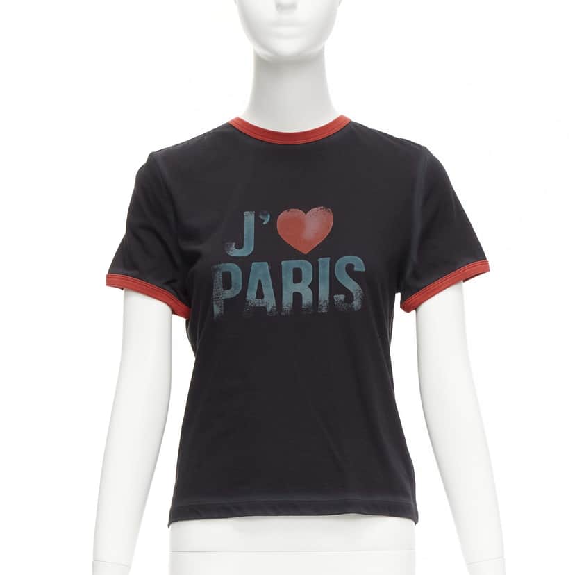 Dior Valentines J’adior Shirt Black Cotton Never worn - Front View