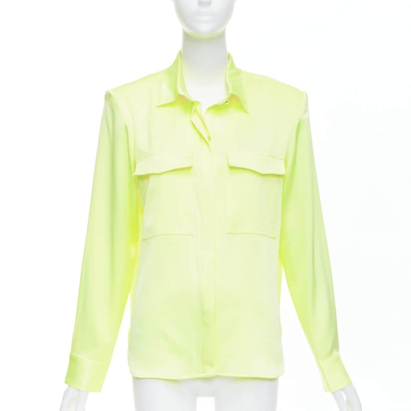 Alex Perry Padded Overshirt Yellow Never worn - Front View