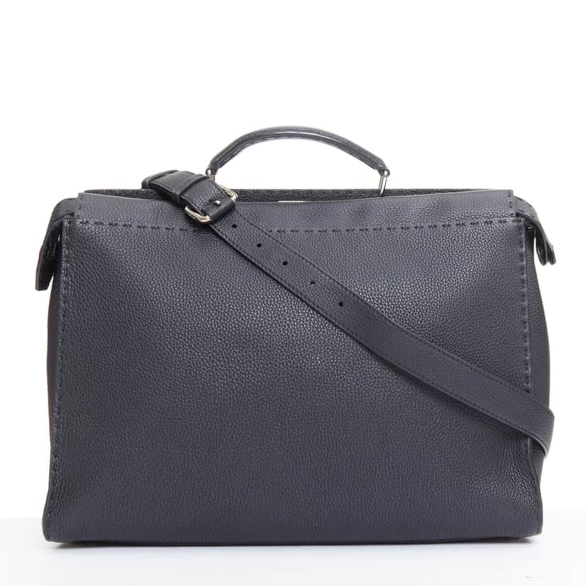 Fendi Peekaboo Black Leather Good condition - Front View