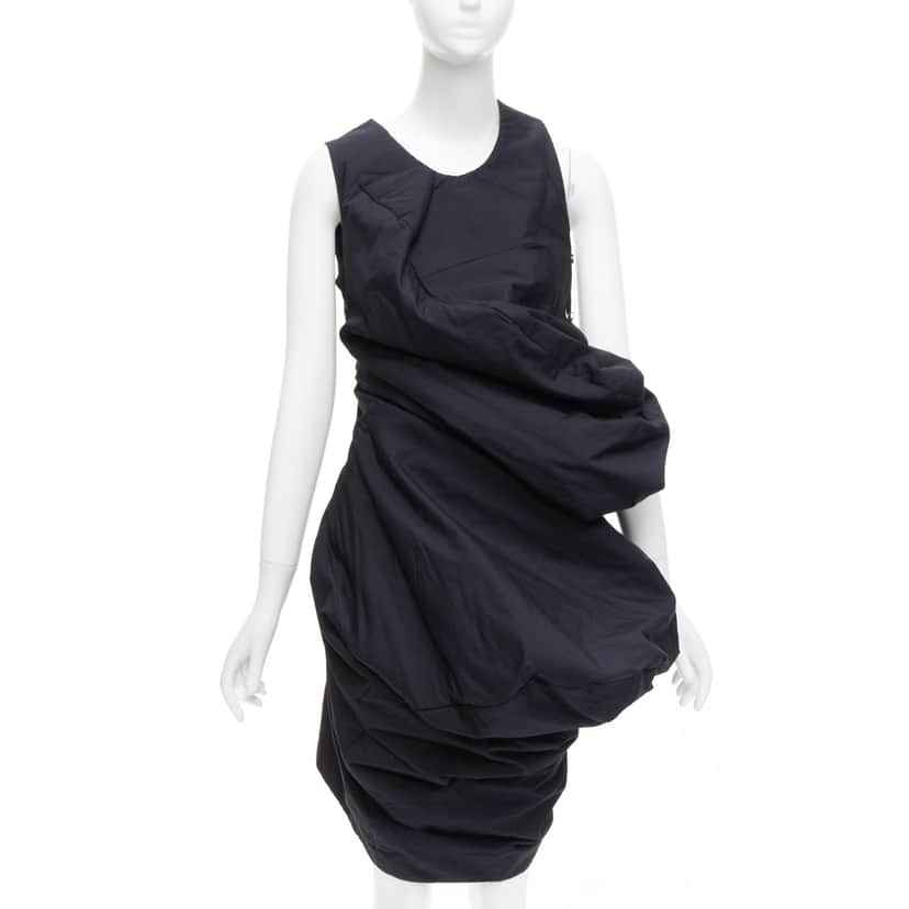 Comme Des Garcons Lumps Bumps Dress Black Polyester Very good condition - Front View