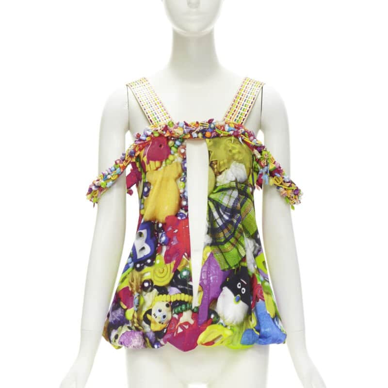 Manish Arora Doll Toys Top MultiColor Cotton Very good condition - Front View