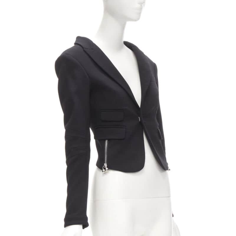 Dsquared2 Punk Barbell Blazer Black Wool Very good condition - Front View