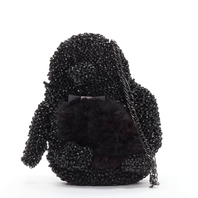 Anteprima Penguin Chain Bag Black Plastic Very good condition - Front View