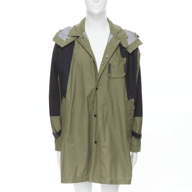The North Face Green Gore Tex Raincoat Green Very good condition - Front View