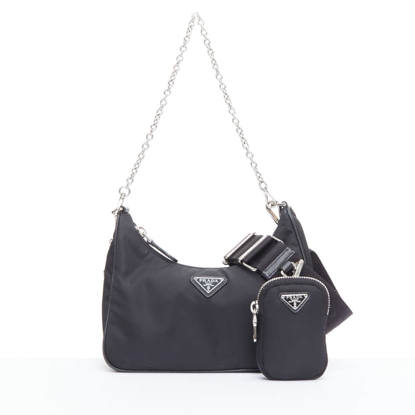Prada Re-Edition 2005 Re-Nylon Black Very good condition - Front View