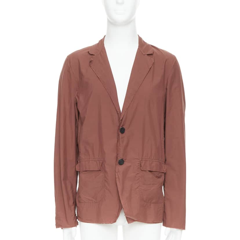 Lanvin Raw Edge Blazer Red Very good condition - Front View